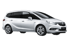 Vauxhall Zafira 5 plus 2 available for self-drive hire in Mansfield