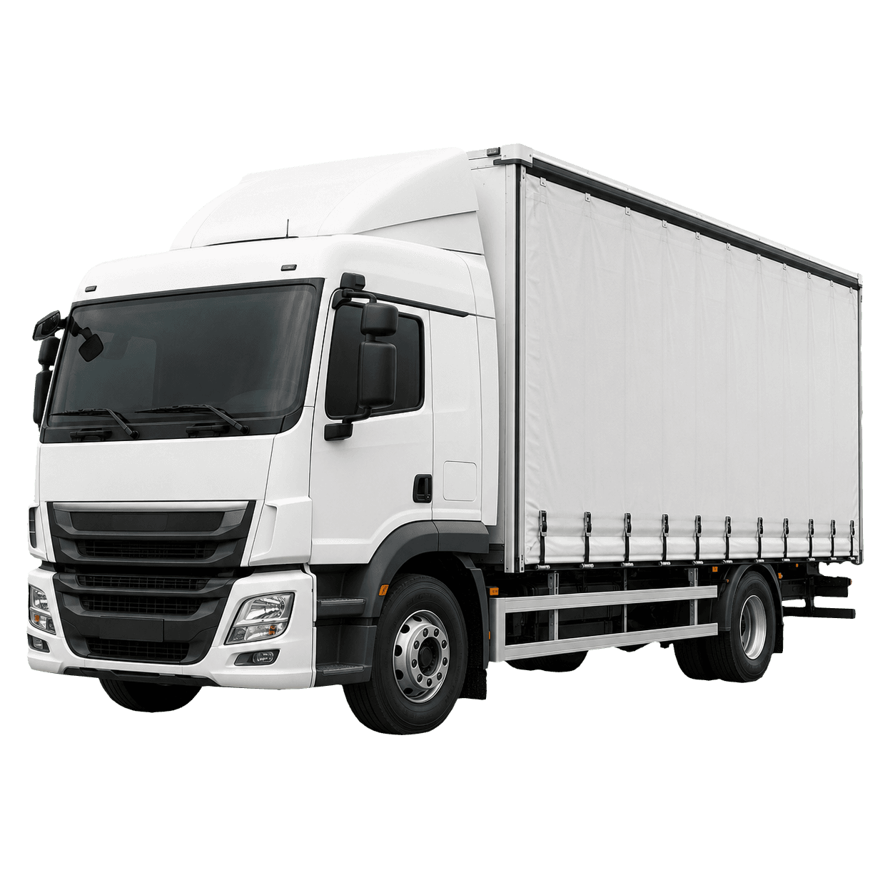 18 tonne curtain-side truck available for hire in Mansfield