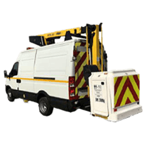12.5 metre cherry picker van for access work in Mansfield